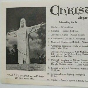 1960s Passion Play Eureka Springs Christ of the Ozarks Ad Advertisement Art
